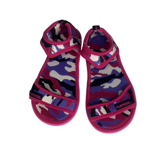 FlopEze Sandals Womens Size 5/6 Pink Purple Light Active Waterproof Summer - Picture 3 of 9